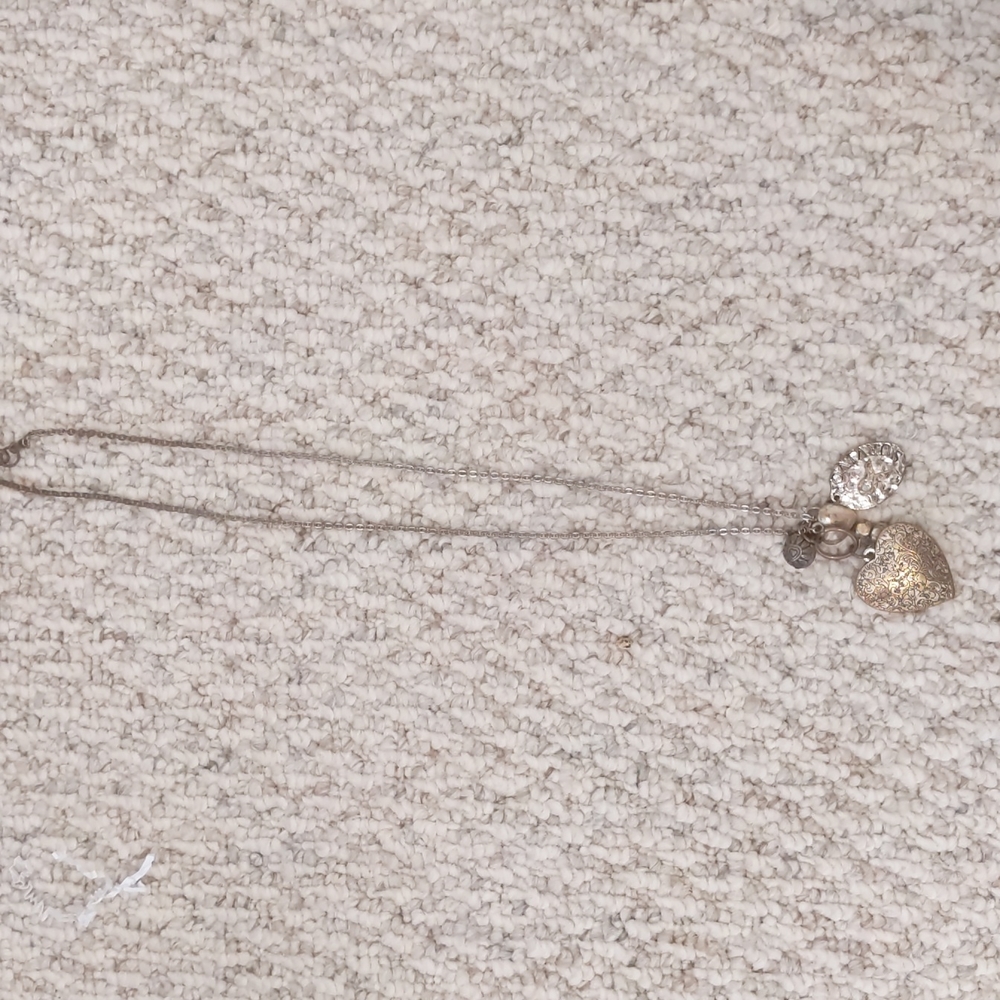 Antique looking charm necklace.